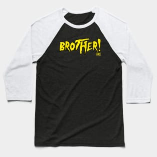 Brother Yellow Baseball T-Shirt
